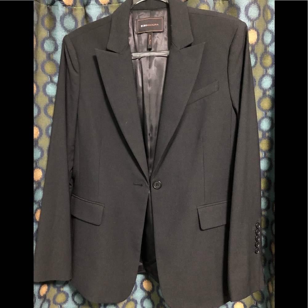 BCBGMaxazria black blazer L